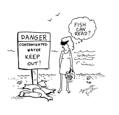 "Fish can read?"