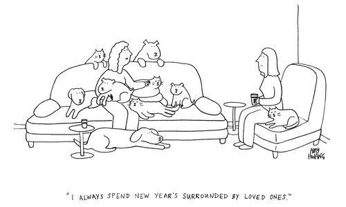 "I always spend New Year's surrounded by loved ones."