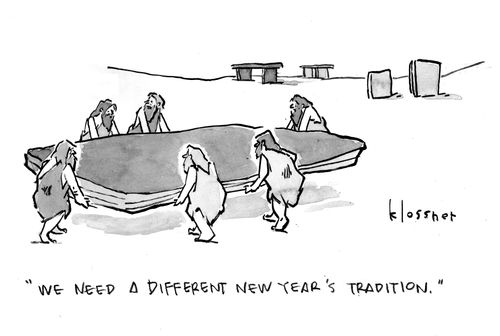 "We need a different new year's tradition."