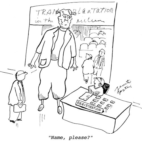 "Name, please?"