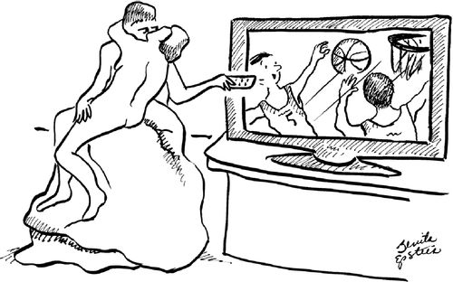 Watching the game