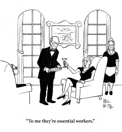 "To me they're essential workers."