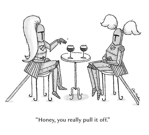 "Honey, you really pull it off."