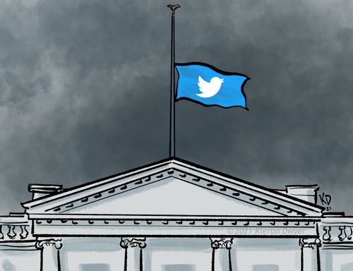 Flag at half mast