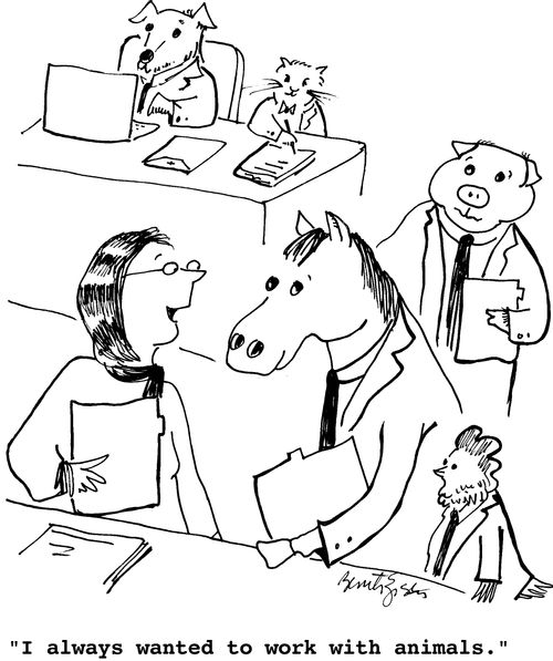 "I always wanted to work with animals."