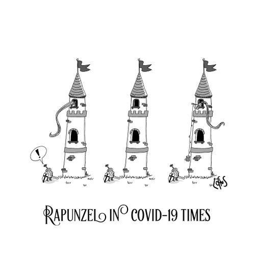 Rapunzel In covid-19 times