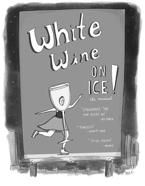 White Wine on Ice!