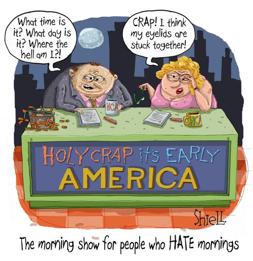 The morning show for people who HATE mornings