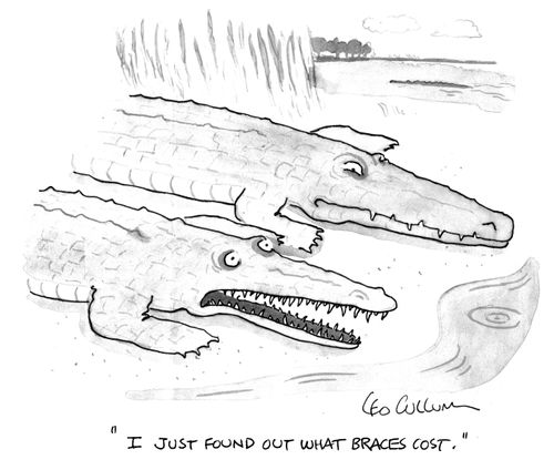 "I just found out what braces cost."