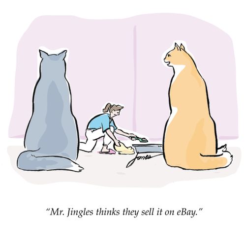 "Mr. Jingles thinks they sell it on eBay."