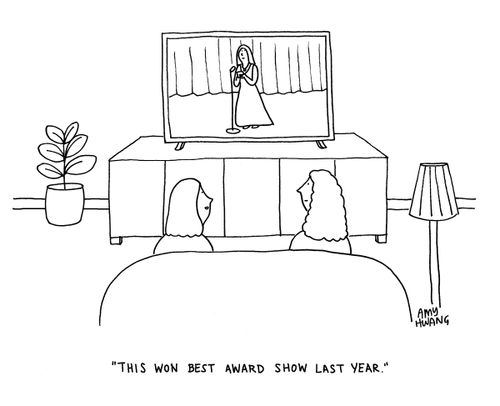 "This won best award show last year."