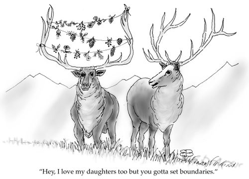 "Hey, I love my daughters too but you gotta set boundaries."
