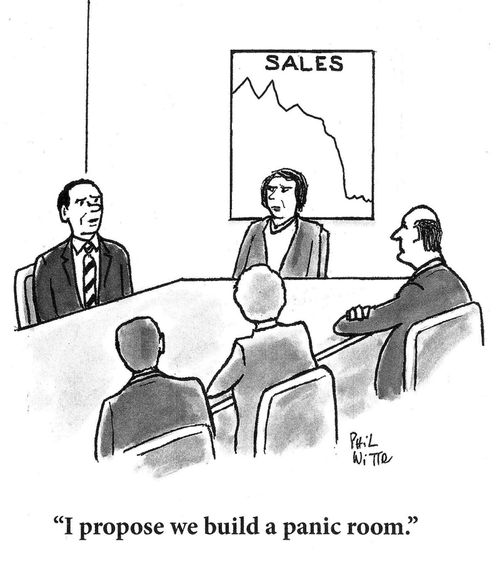 "I propose we build a panic room."