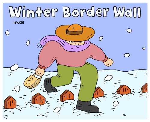 Winter Border Wall