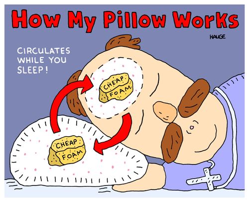 How My Pillow Works.