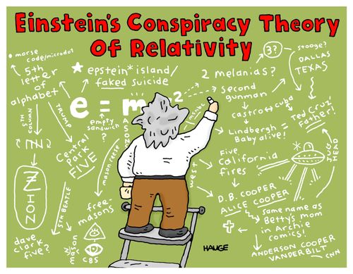 Einstein's Conspiracy theory of relativity 