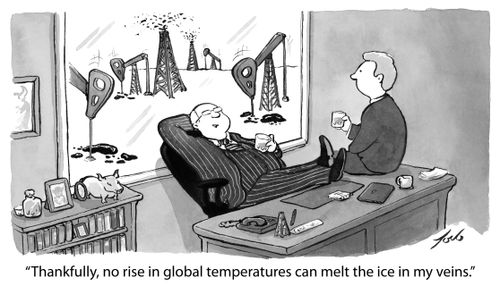 "Thankfully, no rise in global temperatures can melt the ice in my veins."
