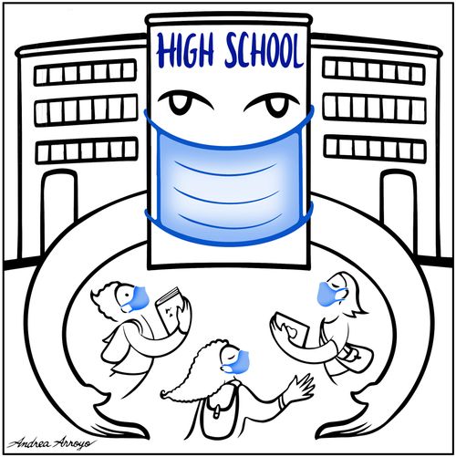 High schools reopen after lockdown.