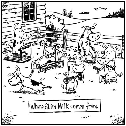 Where Skim Milk comes from.