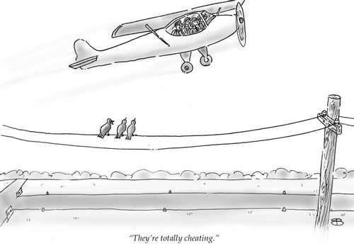"They're totally cheating."