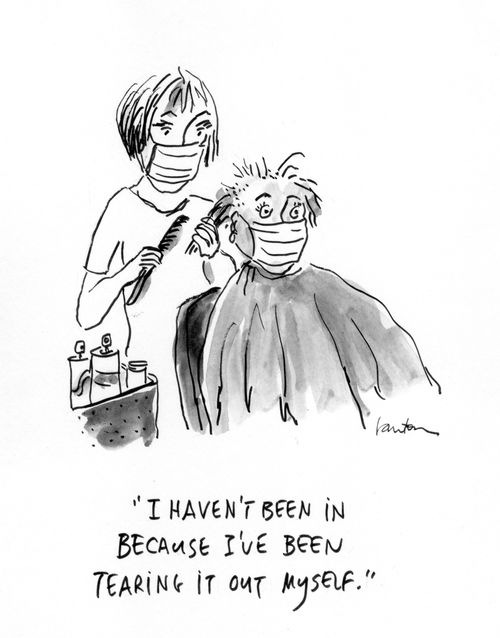 "I haven't been in because I've been tearing it out myself."