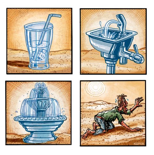 Water, water!