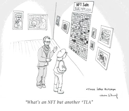 "What's an NFT but another *TLA."