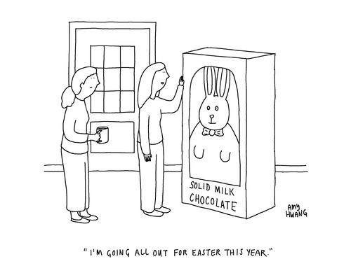 "I'm going all out for Easter this year."