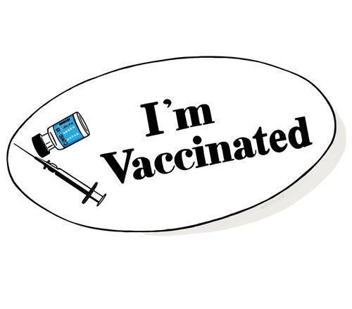 "I'm vaccinated."