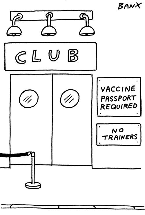 Vaccine passport required
