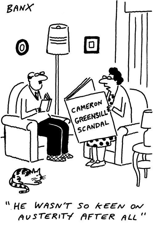 "He wasn't so keen on austerity after all."