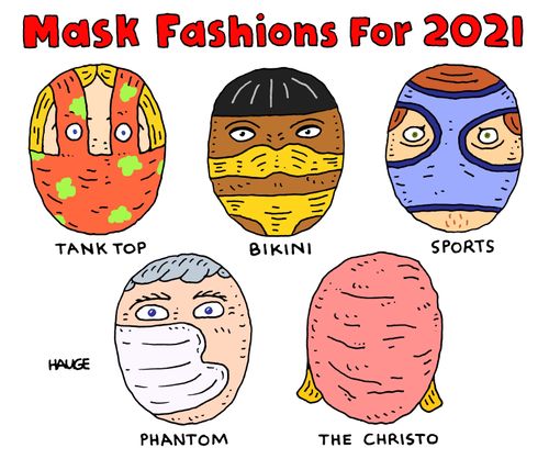 Mask fashions for 2021