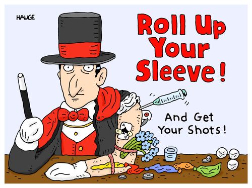 Roll up your sleeve!