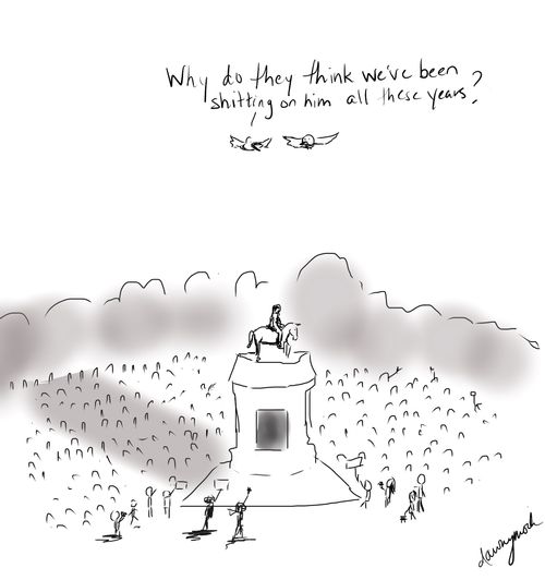 "Why do they think we've been shitting on him all these years?"