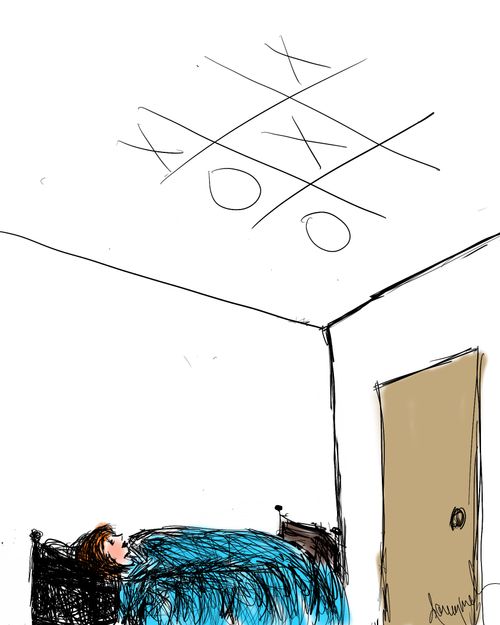 Ceiling Tic-Tac-Toe