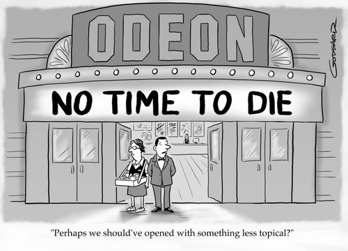 "Perhaps we should've opened with something less topical?"