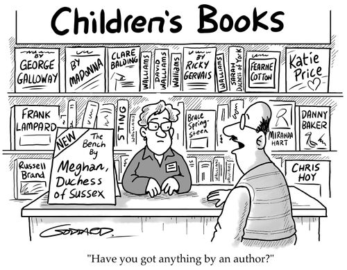 "Have you got anything by an author?"