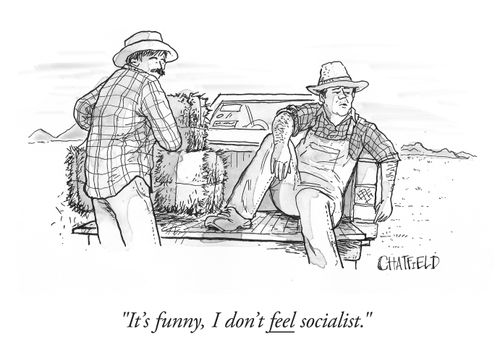 "It's funny, I don't feel socialist."
