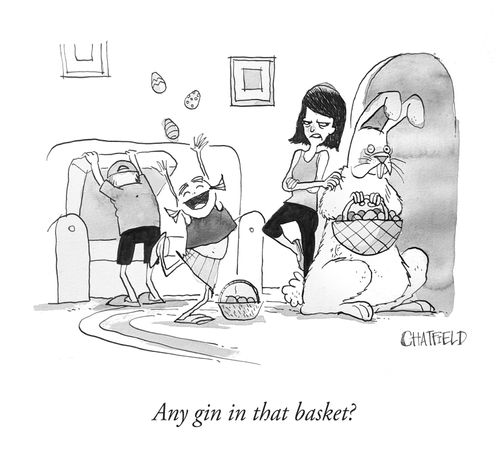 "Any gin in that basket?"