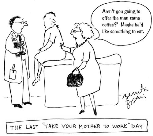 The last 'take your mother to work' day.
