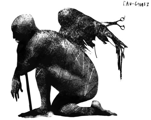 Cutting an angel's wings