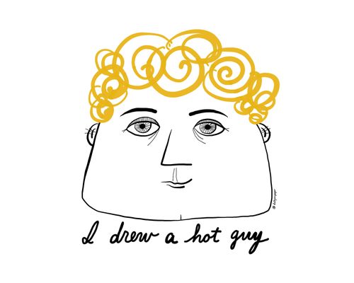 I Drew a Hot Guy