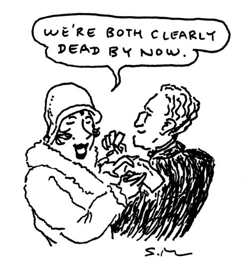 "We're both clearly dead by now."