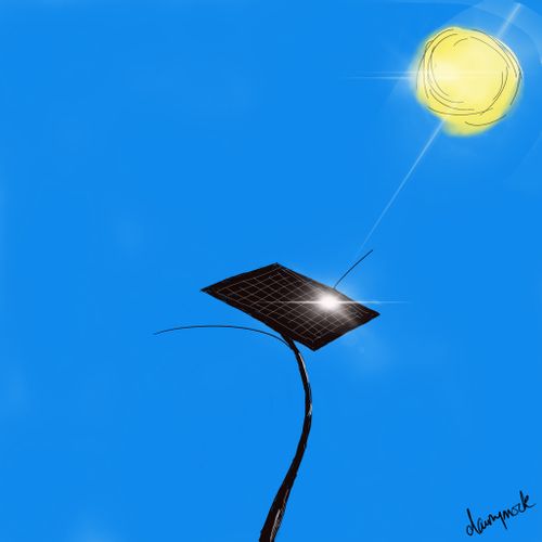 Plant Solar Panel
