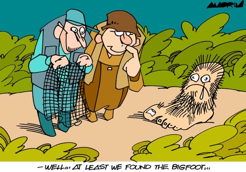 " - Well. . . at least we found the bigfoot. . ."
