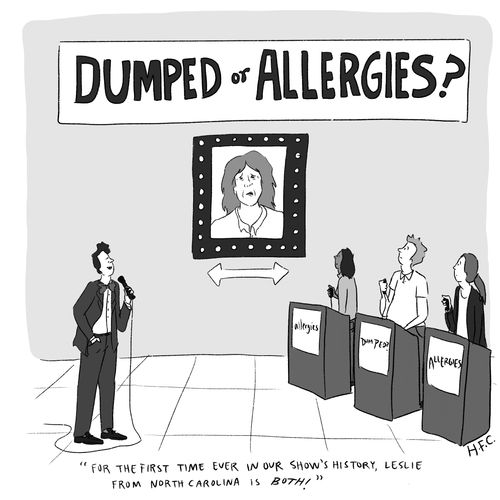 Dumped or Allergies?