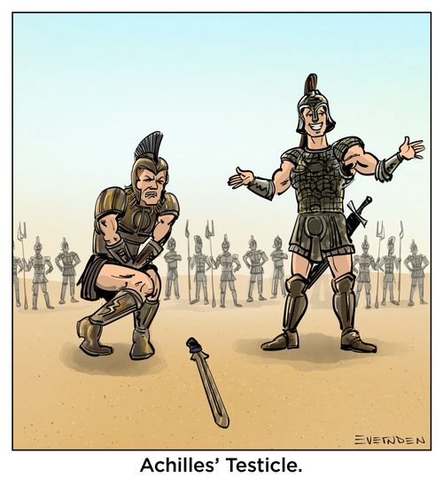 Achilles' Testicle