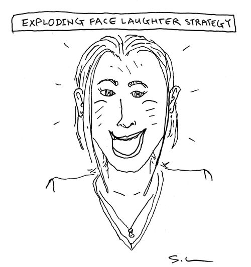 Exploding Face Laughter Strategy