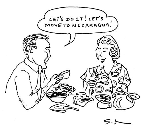 "Let's do it! Let's move to Nicaragua!" 