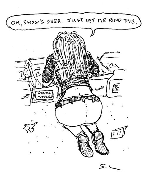 "Ok, show's over. Just let me find this."